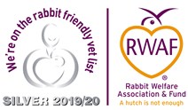 Rabbit friendly vet logo SILVER 2019