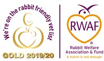 Rabbit friendly vet logo GOLD 2019