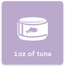 1oz of tuna